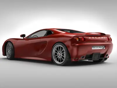 Ascari KZ1 British Sports Car 3D model