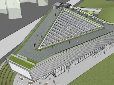 CONTEMPORARY museum 3D model