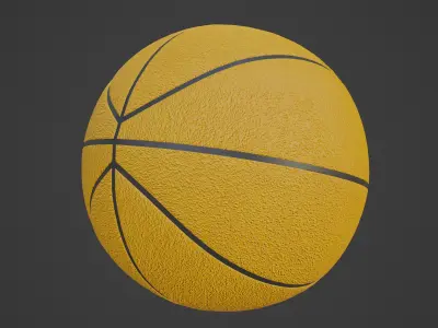 Basketball Ball 4K 03 3D model
