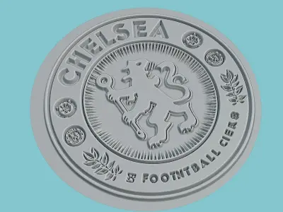 Chelsea Medallion Football 3D print model