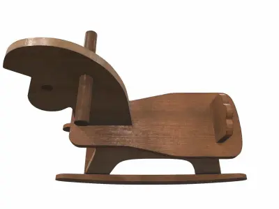 Rocking horse 2 3D model