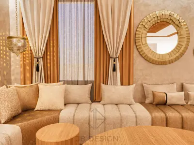 Salon Marocain Moderne 2023 3D model