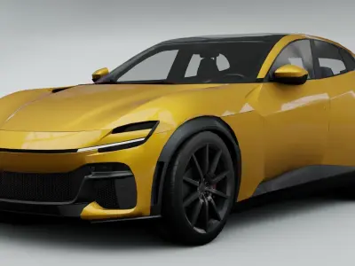 Ferrari Purosangue 2023   3D model