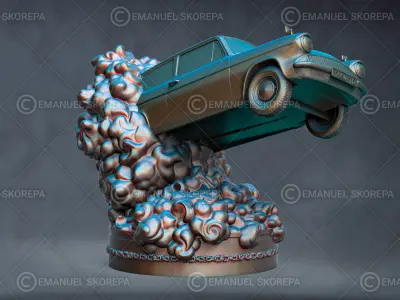 HARRY POTTER WEASLEY CAR 3D print model