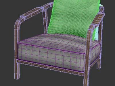 modern futniture set 3D model