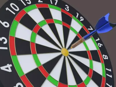 Dart Board Free 3D model buy