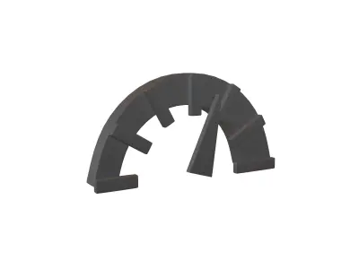 Speed Symbol v2 001 Low-poly 3D model