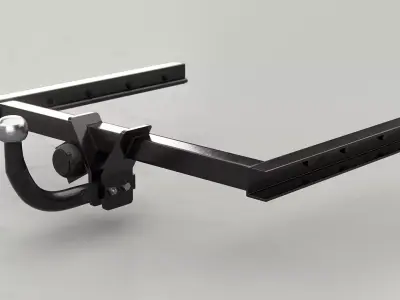 Tow Hitch Low-poly 3D model