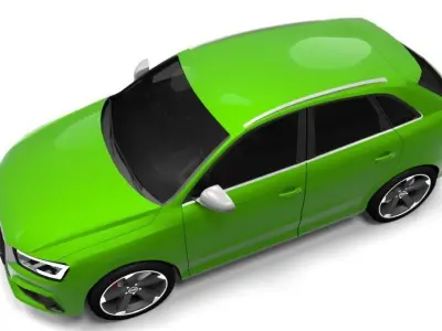 AUDI RSQ3 Low-poly 3D model