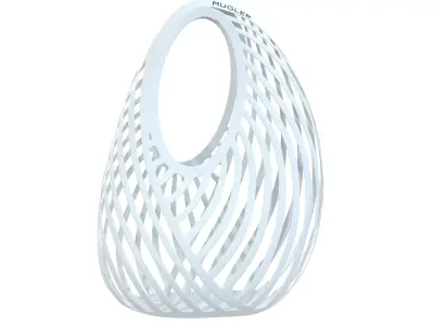 Casey Cadwallader Mugler Spiral Beach Bag Low-poly 3D model