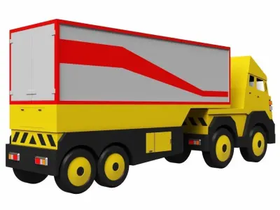 Toy Trailer 3D model