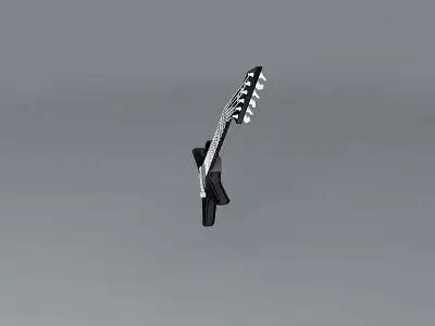 B C Rich Stealth Chuck Schuldiner Tribute model guitar Free 3D model