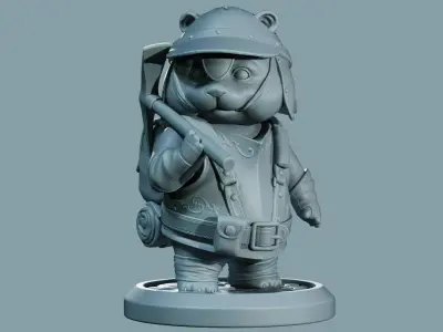 Panda - Sapper 3D print model
