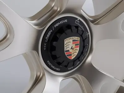 2019 Porsche 911 Cup wheel 3D model