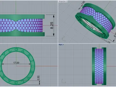 Bvlgari ring 209 3D print model