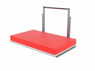 Jump Platfom Low-poly 3D model