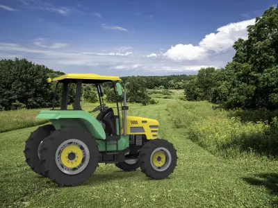 Tractor 3D print model