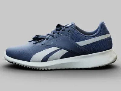 Reebok Flux lite Sports Shoes Hyper Realistic High and Low poly Low-poly 3D model