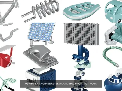 ASPIRING ENGINEERS EDUCATIONAL PACK 3D Model Collection