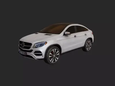 Low Poly Car 10 Low-poly 3D model