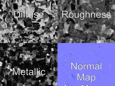 Sleek Snow Racing Sled TripleSki Model Pack Low-poly 3D model