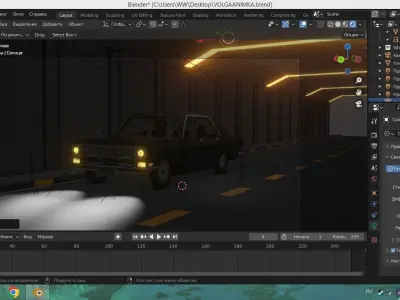 Low Poly Volga M24 by Its Nameless Low-poly 3D model