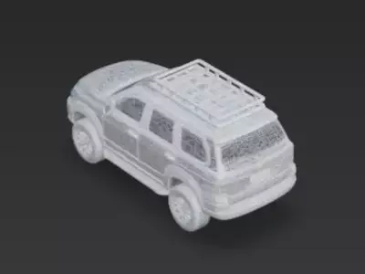 3D BRV Car Tour Model 3D print model