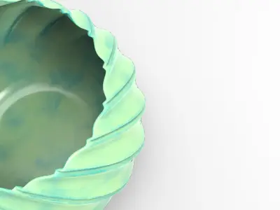 Koll Vase Low-poly 3D model