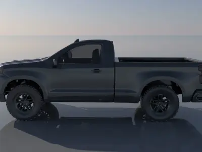 Chevrolet Silverado 1500 Regular Cab 2022  3D print model