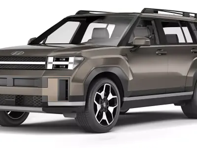 Hyundai Santa Fe 2024 3D model