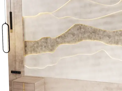 Decorative Wall panel  17 3D model