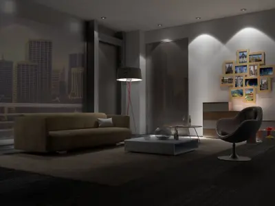 Creative Interior DEsign Free 3D model