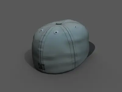 Cap human scifi Generic sport 3d model low poly  Low-poly 3D model