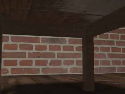 TABLE WITH TABLECLOTH Free low-poly 3D model