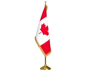 Canada Flag Indoor 3D model