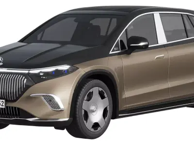 Mercedes-Benz EQS SUV Maybach 3D model