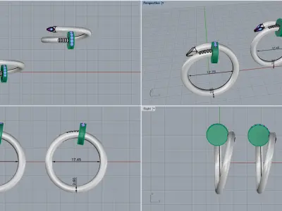 Nail Rings 40140 3D print model