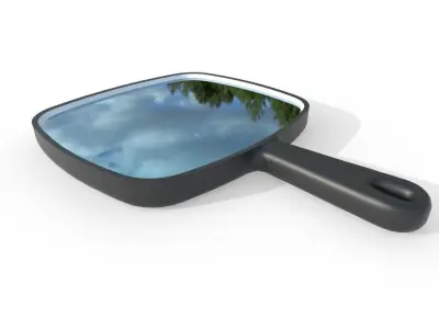 Mirror 02 Low-poly 3D model