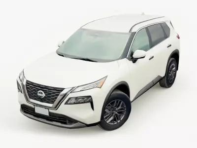 Nissan Rogue AWD 2023 Low-poly 3D model