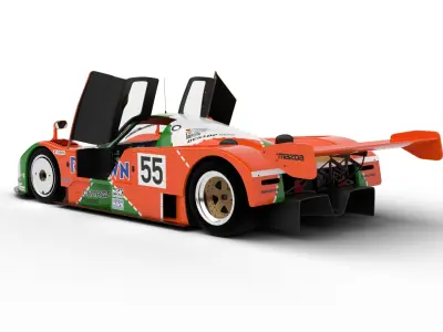 Pack Mazda 787B Racing 1991 HQ interior