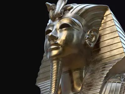Tutankhamun Mask v4 G 3D model