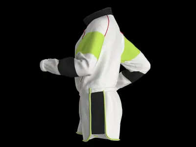 Long-Sleeved Jacket Paired with Shorts Free low-poly 3D model