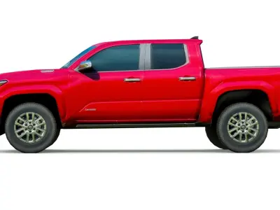 Toyota Tacoma Limited 2024 Low-poly 3D model