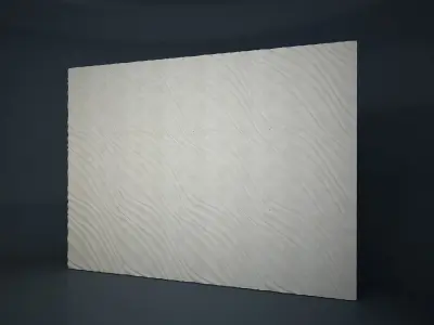 01 METROFF  3D PATTERN WALL Low-poly 3D model