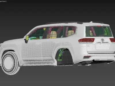 Toyota Land Cruiser 2022 3D model 3D model