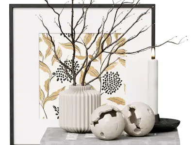 Decorative set 73 3D model