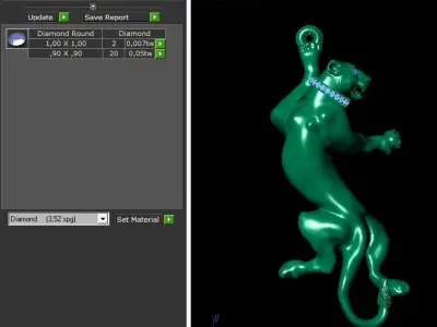pendant lioness Free 3D print model