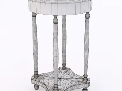 selva 3046 end table 3D model