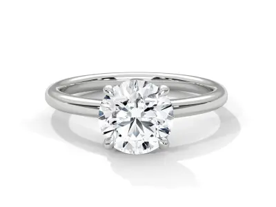 solitaire ring with detail images and 360 render videos 109 3D print model
