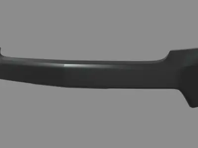 Front Bumper Chevrolet Silverado 2020 Low-poly 3D model